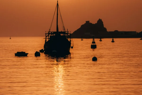 Omani Traditional Dhow Coastal & Sunset Cruise in Muscat