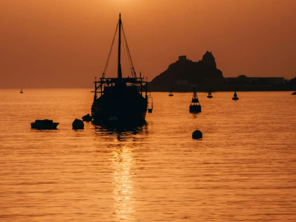 Omani Traditional Dhow Coastal & Sunset Cruise in Muscat
