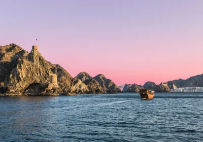 Sunset Coastal Cruise in Muscat, Oman